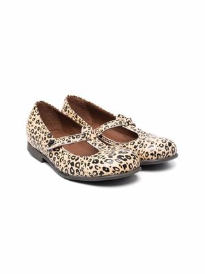 Pèpè ballerines Lulù à imprimé léopard - Tons neutres