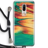 Green Inferno: OnePlus 6 Transparant Hoesje met koord