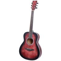 Fazley W55-COL-R-3/4 ColourTune western gitaar rood