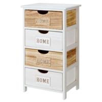 Ladenkast Gift Decor Home Wit Bruin 40 x 73,5 x 29 cm