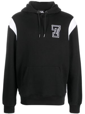 Karl Lagerfeld Hoodie met logopatch - Zwart