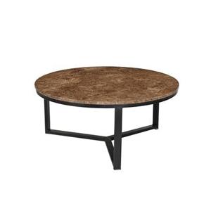 Livingfurn - Salontafel Senna Emperador 80cm - Marmer