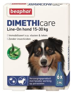 Beaphar dimethicare line-on hond tegen vlooien en teken