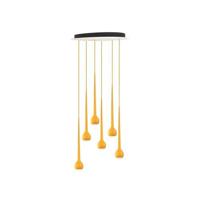 Grau Falling Sun Chandelier 6 - Oranje