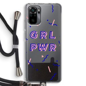 GRL PWR: Xiaomi Redmi Note 10 Pro Transparant Hoesje met koord