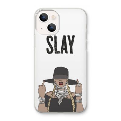 Slay All Day: iPhone 13 mini Transparant Hoesje