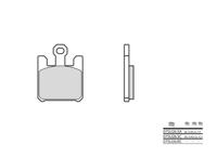 BREMBO Remblokken, voor de moto, Road Gesinterd Metaal 07SU26LA