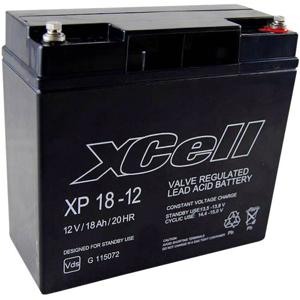 XCell XP1712 Loodaccu 12 V 18 Ah Loodvlies (AGM) (b x h x d) 181 x 167 x 77 mm M5-schroefaansluiting Onderhoudsvrij, VDS-certificering