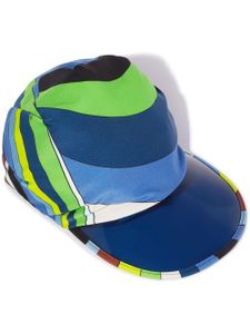 PUCCI casquette à imprimé abstrait - Bleu