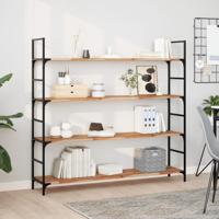 Wandschap zwevend olieafwerking 140x30x2 cm massief acaciahout Wandschap zwevend olieafwerking 140x30x2 cm massief acaciahout