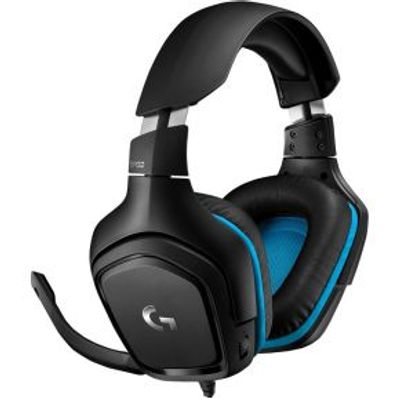 Logitech-G G432 Bedraad Zwart, Blauw