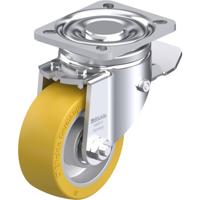 Blickle LH-ALTH 101K-1-ST Zwenkwiel met rem Wieldiameter: 100 mm Draagvermogen (max.): 420 kg 1 stuk(s)