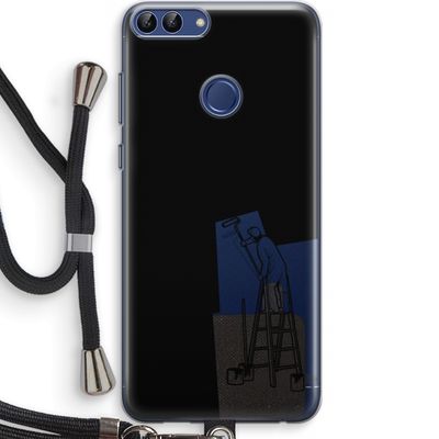Musketon Painter: Huawei P Smart (2018) Transparant Hoesje met koord