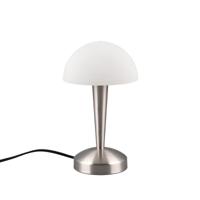 Moderne LED Tafellamp E14 - 1 Lichtpunt - Mat Nikkel Design