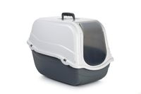 Kattenbak Romeo grijs/wit 57X39X41 Kattenbak Romeo grijs/wit 57X39X41