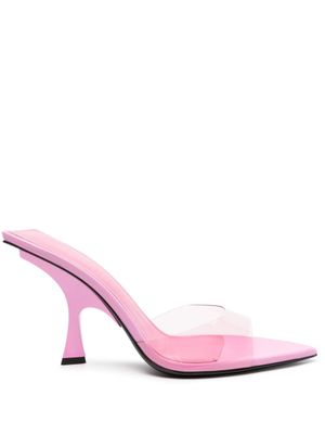 The Attico mules Ester 100 mm en cuir - Rose