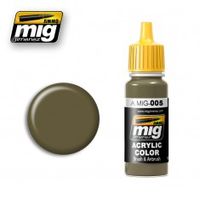 MIG Acrylic RAL 7008 Graugrun 17ml - thumbnail