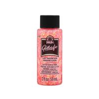 FolkArt • glitterific acrylic paint neon tangerine 59ml