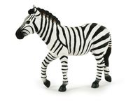 Plastic speelgoed figuur zebra 12 cm   -