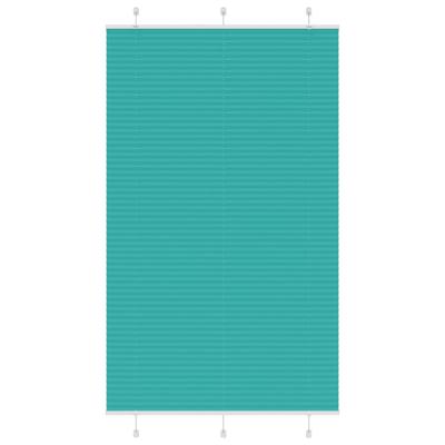 Pliss rolgordijn 115x200cm stofbreedte 114,4cm petrol groen