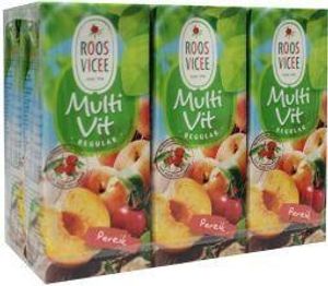 Roosvicee Multivit perzik mini 200 ml (6 st)