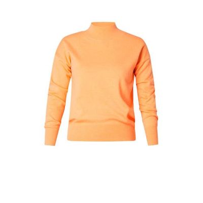 ES&SY fijngebreide trui Rixt oranje