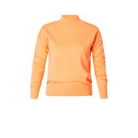 ES&SY fijngebreide trui Rixt oranje - thumbnail