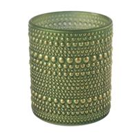 Countryfield theelichthouder nelle m groen 10 cm | 24 stuks