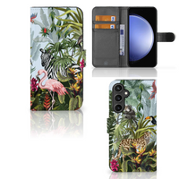Telefoonhoesje met Pasjes voor Samsung Galaxy S23 FE Jungle