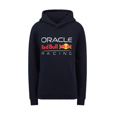 Red Bull Racing Truien - 152-158 - Kids - Large Front Logo Hoodie - Night Sky - Max Verstappen