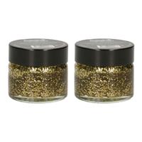 Superstar Glittergel voor lichaam en gezicht - 2x - goud - 15 ml - thumbnail