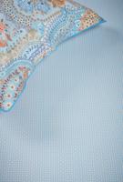 Pip Studio Hoeslaken Cross Stitch Grijs/Blauw 100x200+35cm
