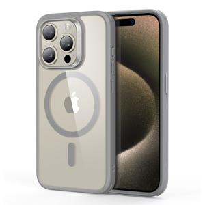 iPhone 15 Pro Max Classic Hybrid Case (HaloLock) Clear Grey