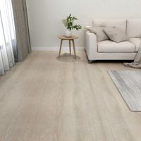 Vloerplanken zelfklevend 55 st 5,11 m PVC beige