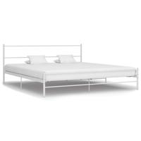 Bedframe metaal wit 180x200 cm