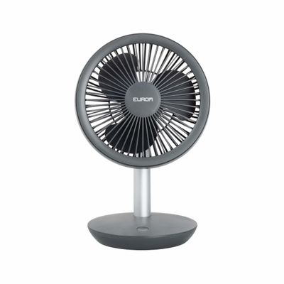 EuromVento Cordless Tafelventilator Grijs