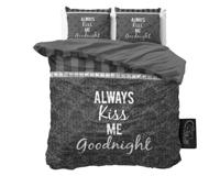 Sleeptime Kiss your Love Grijs 135 x 200/220 cm