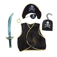 Funny Fashion Piraten verkleedset - 6-delig - carnaval accessoires