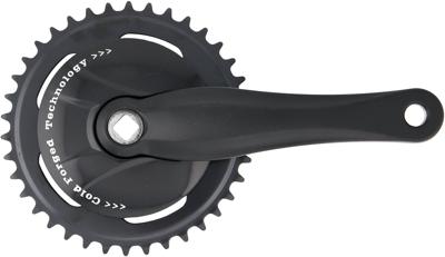 MIRANDA Crankset 170mm steel/alu,black