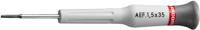 Facom micro-tech® schroevendraaier | voor sleufschroeven | 2,5 x 35 mm - aef.2.5x35