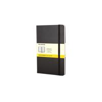 Notitieboek moleskine pocket 90x140 ruit 5x5 hc zw