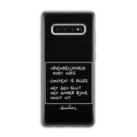 Mijn Motto's: Samsung Galaxy S10 4G Transparant Hoesje