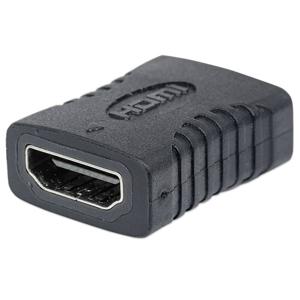 Manhattan 353465 HDMI Adapter [1x HDMI-bus - 1x HDMI-bus] Zwart Vergulde steekcontacten