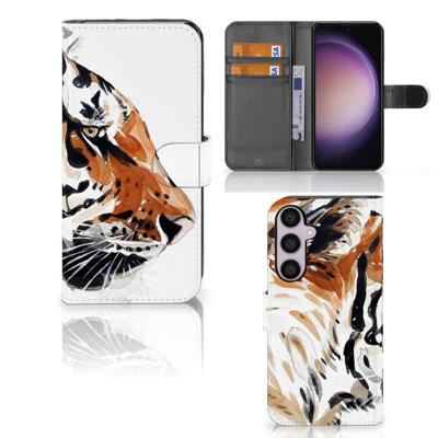 Hoesje Samsung Galaxy S24 Plus Watercolor Tiger