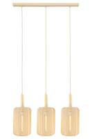 Lucide CORINA - Hanglamp - 3xE27 - Beige