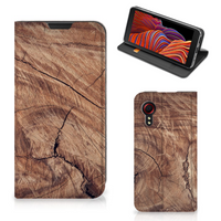 Samsung Galaxy Xcover 5 Book Wallet Case Tree Trunk