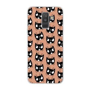 Kat: Samsung Galaxy A6 Plus (2018) Transparant Hoesje