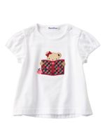 familiar t-shirt en coton à motif ourson - Blanc - thumbnail