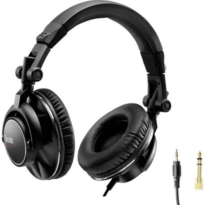 Hercules DGP DJ60 DJ Over Ear koptelefoon Kabel Zwart Vouwbaar