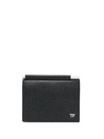 TOM FORD portefeuille en cuir à plaque logo - Noir